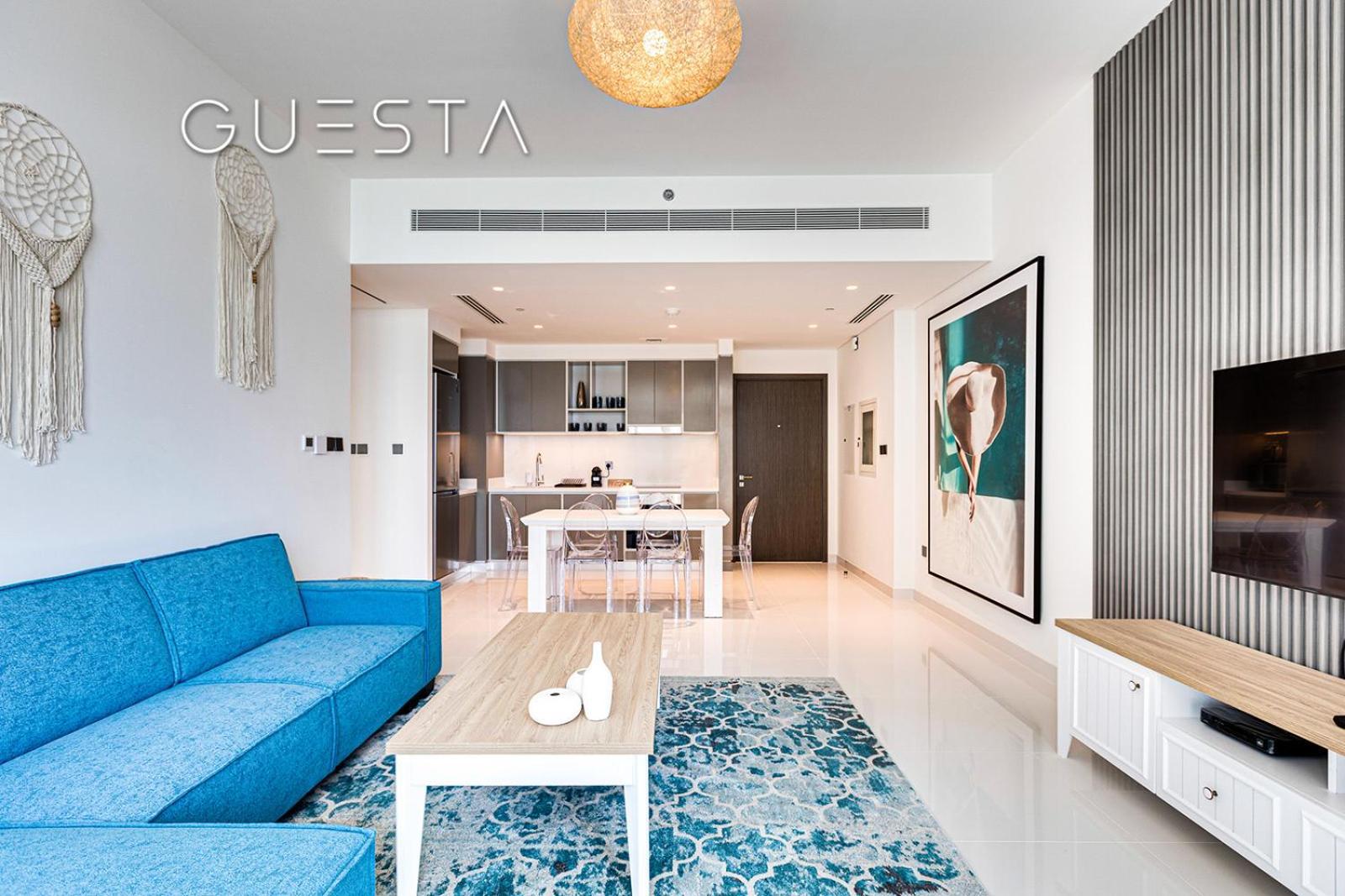 Emaar Beachfront - Sunrise Bay Tower, Dubai Marina Bagian luar foto